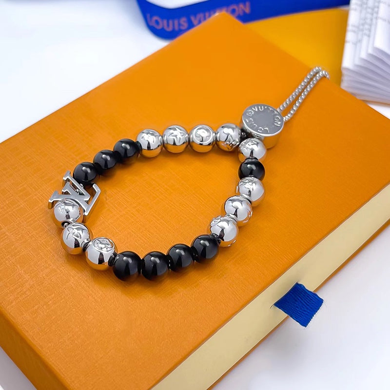 Monogram Adjustable Beads Bracelet mysite