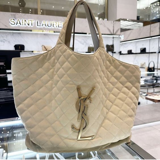 SAINT LAURENT Icare extra large embellished quilted leather tote Handbag mysite