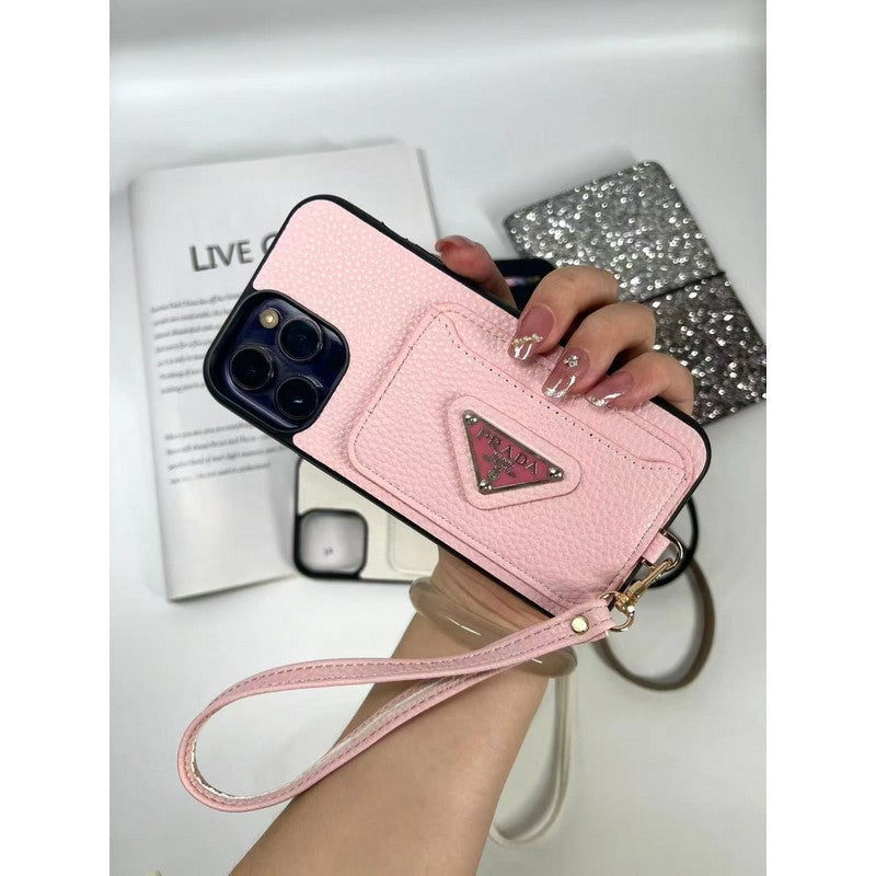 Pra Four Colors Card Bag iPhone Case mysite