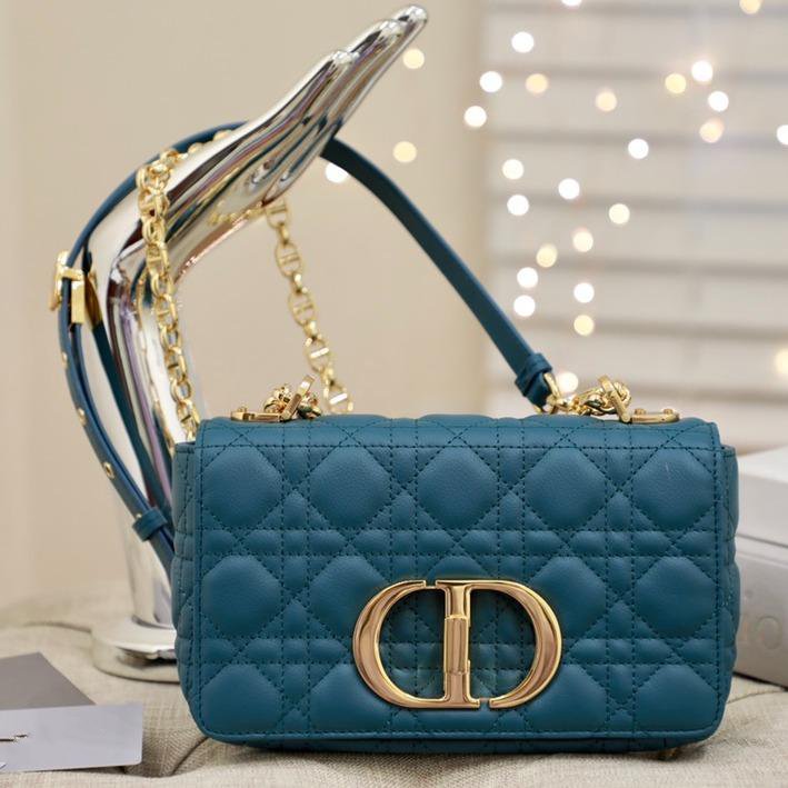 SMALL CARO BAG DEEP OCEAN BLUE SUPPLE CANNAGE CALFSKIN mysite