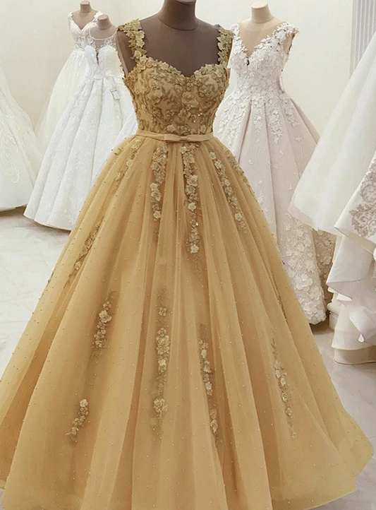 Elegant A line lace pearl long ball gown prom dress   cg11076s mysite