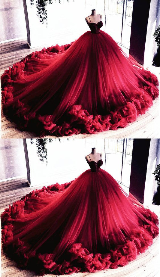 Burgundy Quinceanera Dresses Ball Gown prom dress   cg18103s mysite