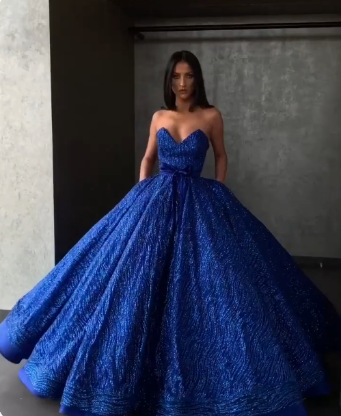 ball gown prom dresses blue sparkly formal long dresses    cg21902s mysite