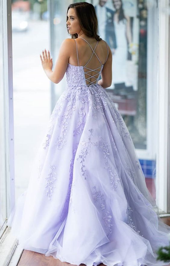 formal ball gown prom dresses, lilac long prom dresses, chic lace graduation party dresses  cg7134s mysite