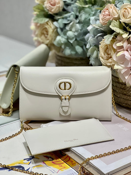 Dior Bobby Wallet on Chain East West White - 21.5¡Á12¡Á4cm mysite