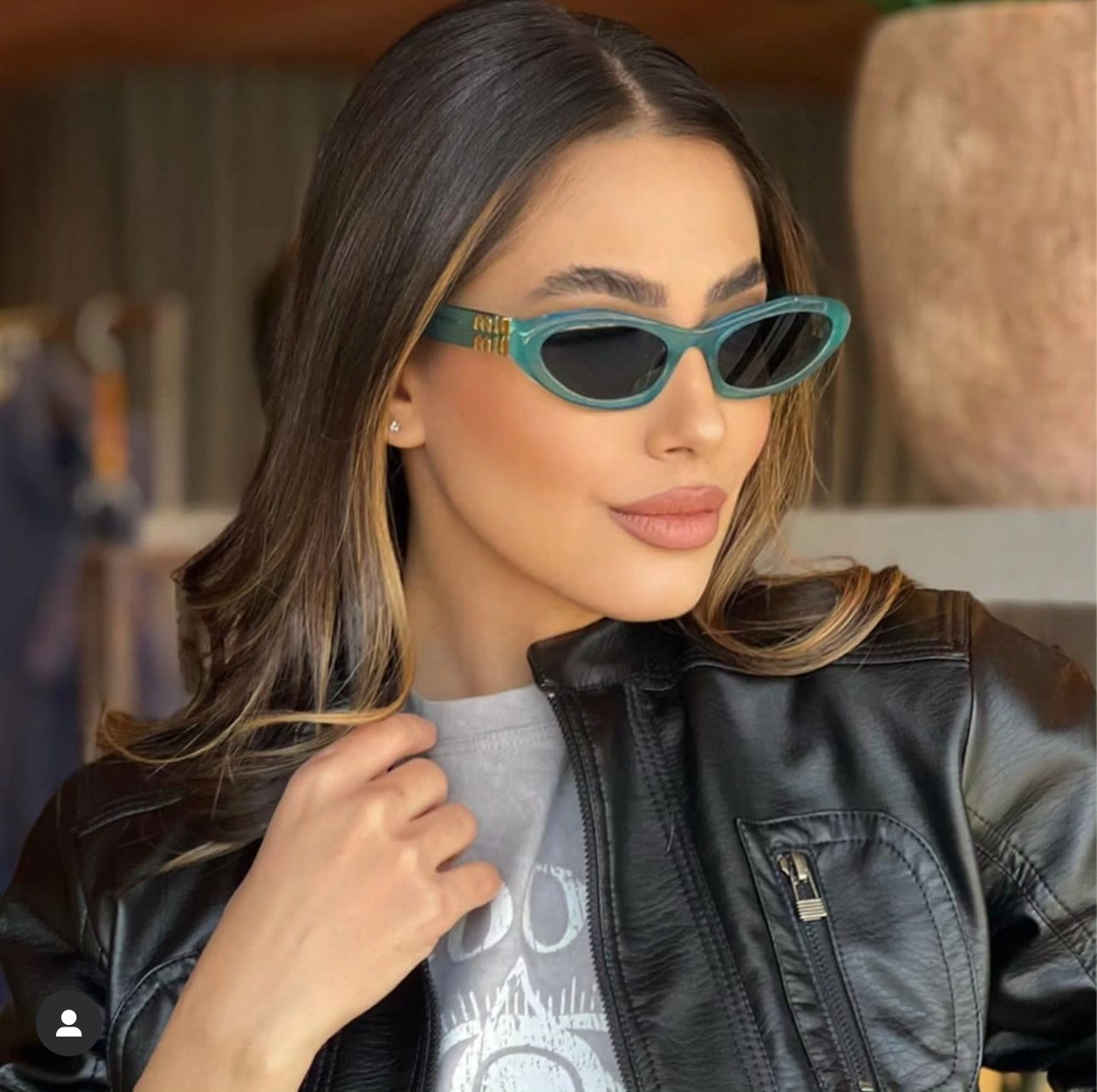 Luxury Large Frame Sunglasses M-088788 Luxcases.shop