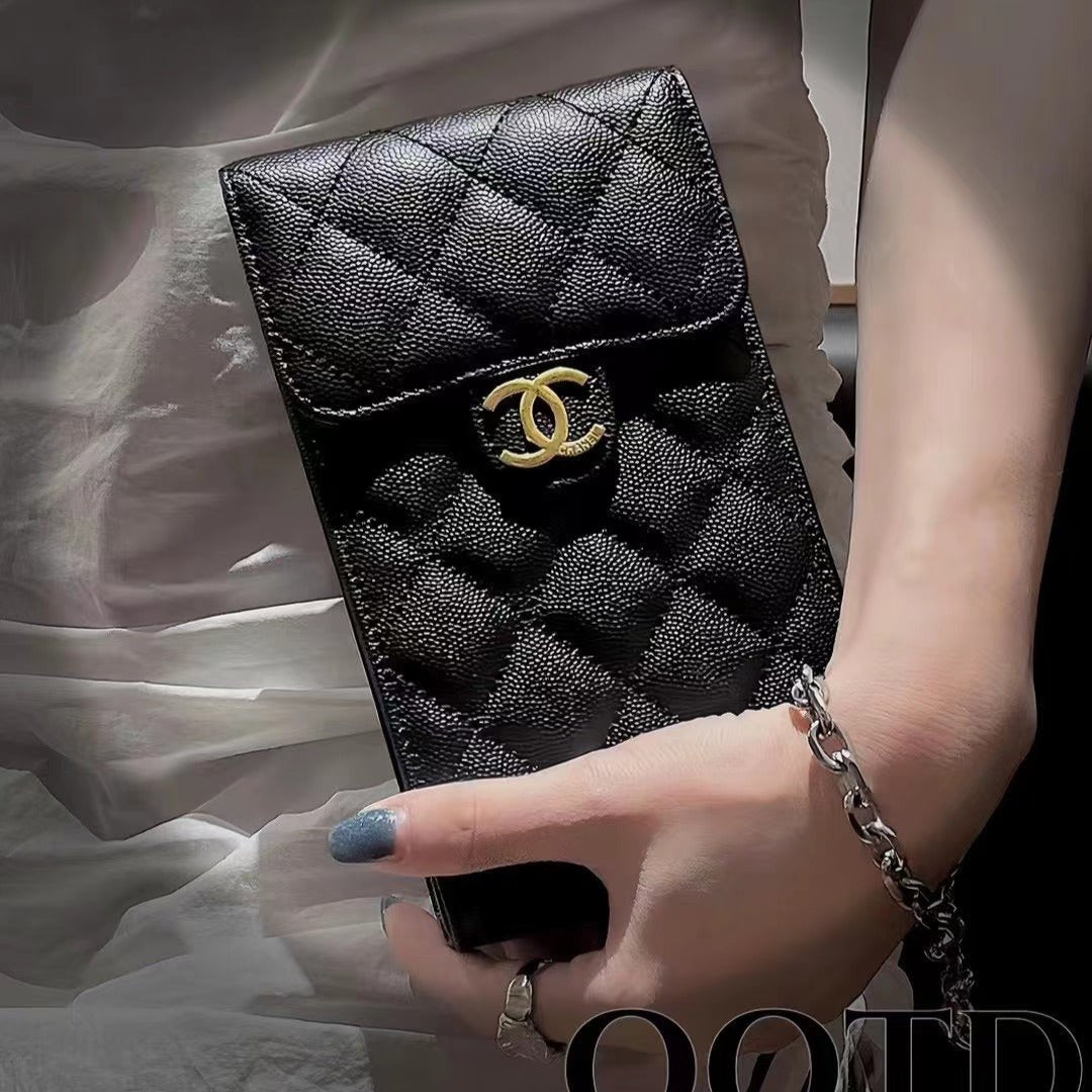 Black Leather Phone Bag mysite