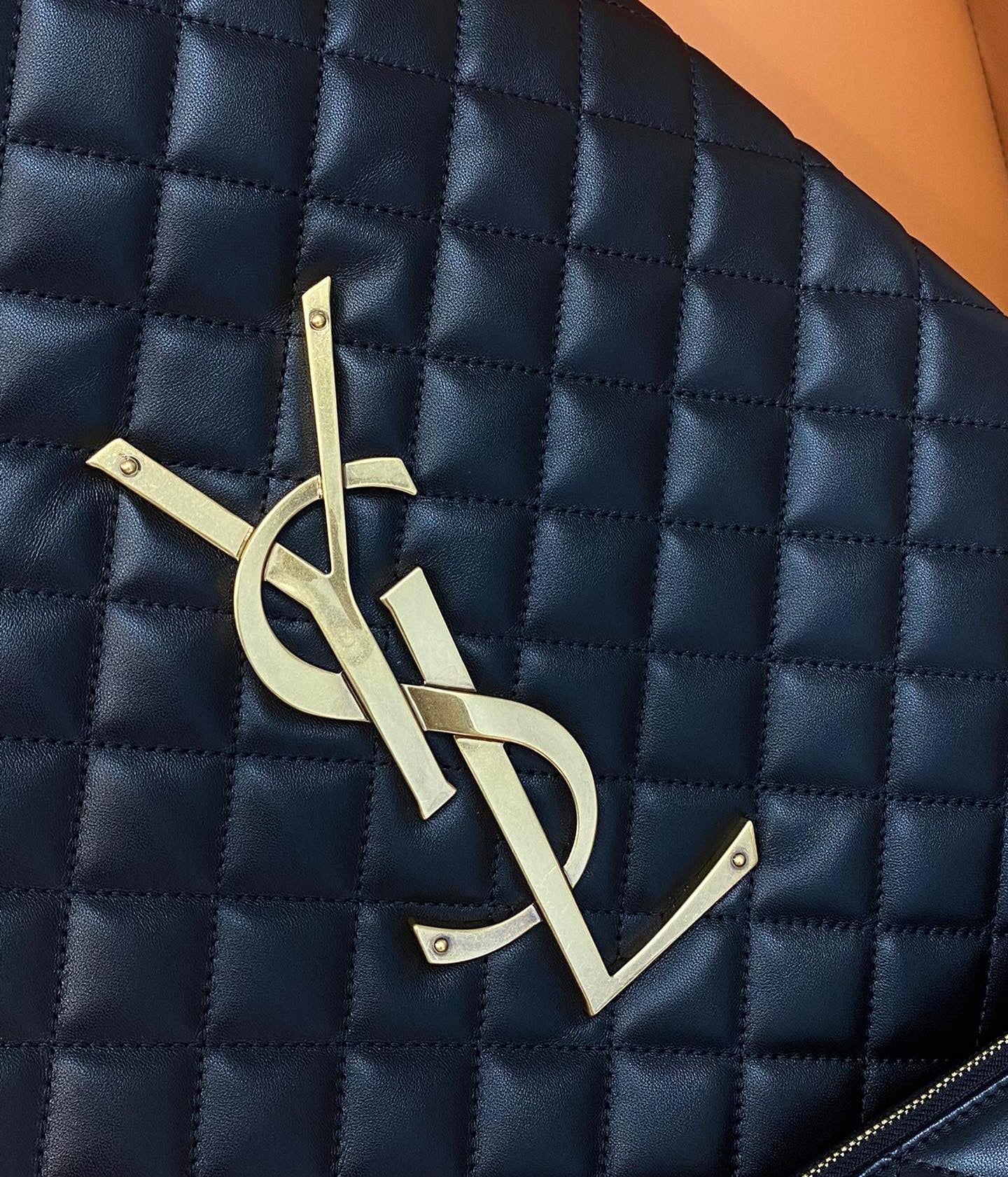 SAINT LAURENT Icare extra large embellished quilted leather tote mysite