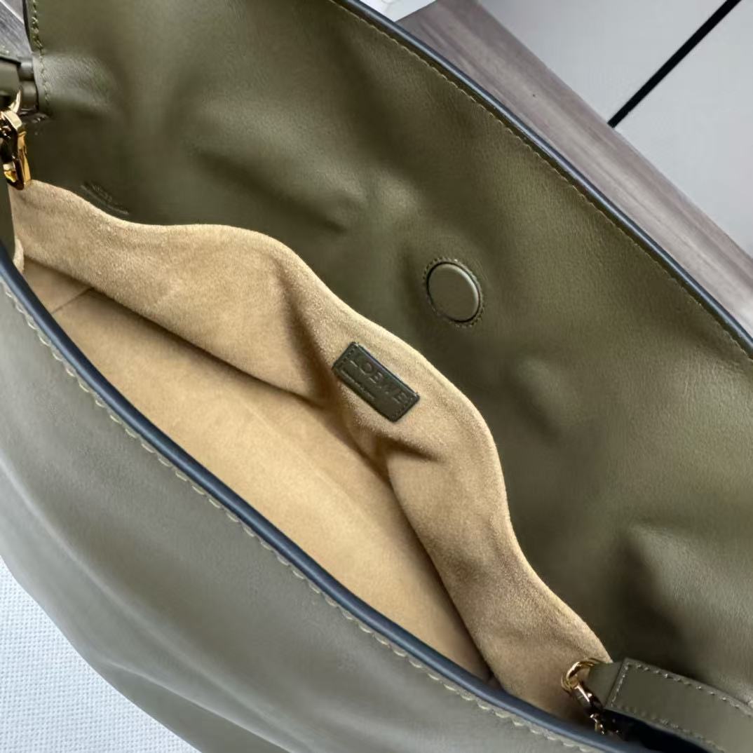 Loewe Flamenco Lucky Bag 30 Eucalyptus Olive Green Nappa Lambskin mysite