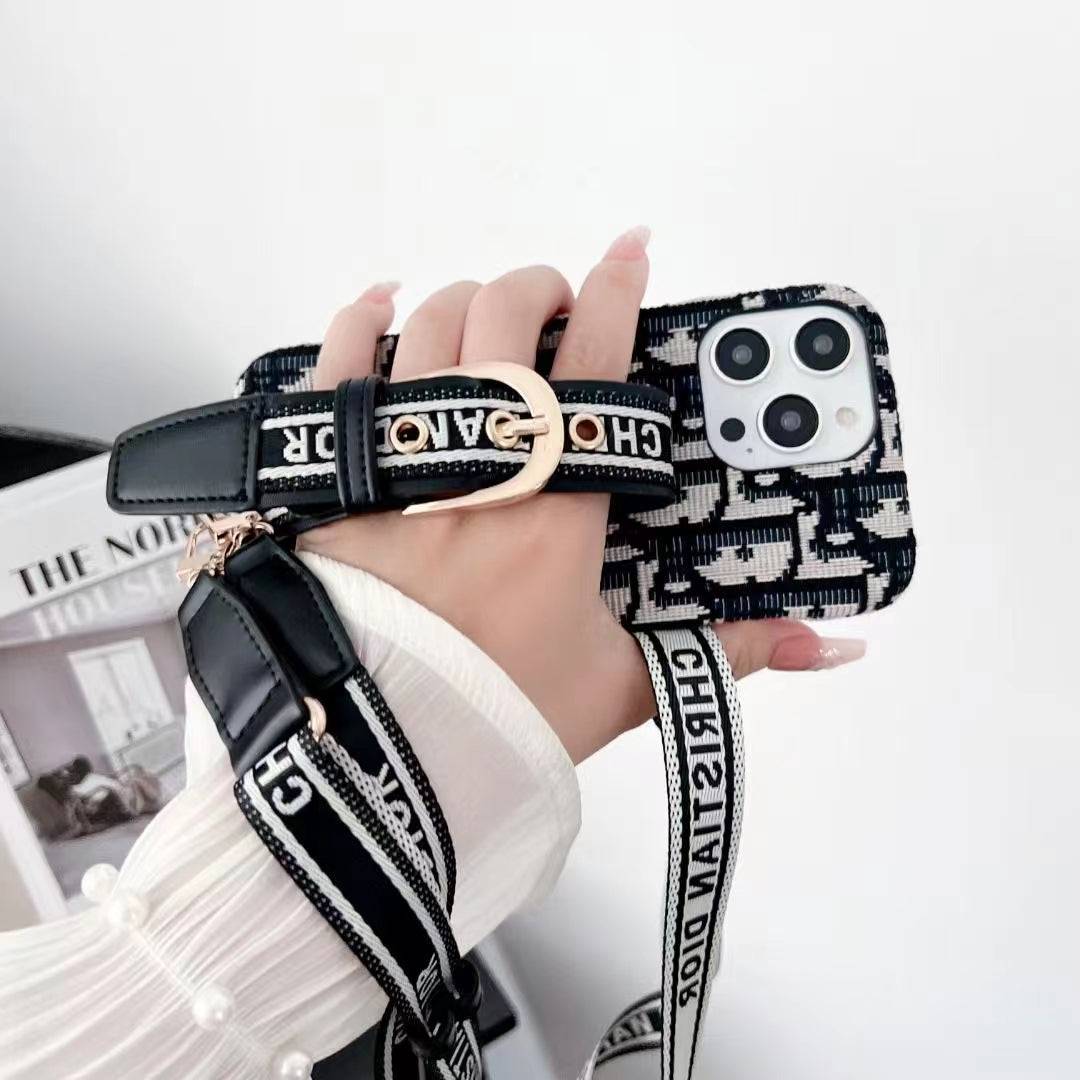 Lady Phone Case With Lanyard For iPhones mysite