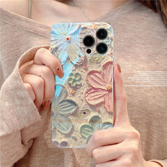 Oil Painting Flower iPhone Series Phone Case mysite