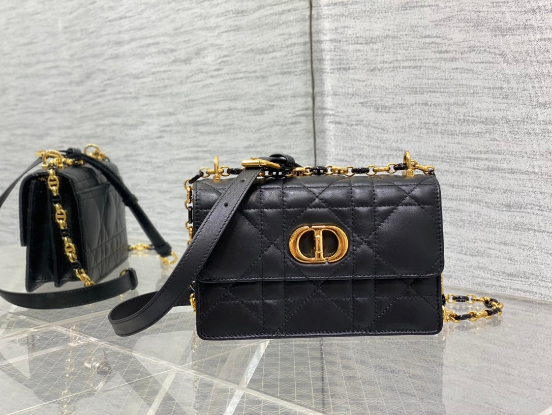 Dior Miss Caro Bag Macrocannage Lambskin Bag - 19 x 13 x 5.5 cm mysite