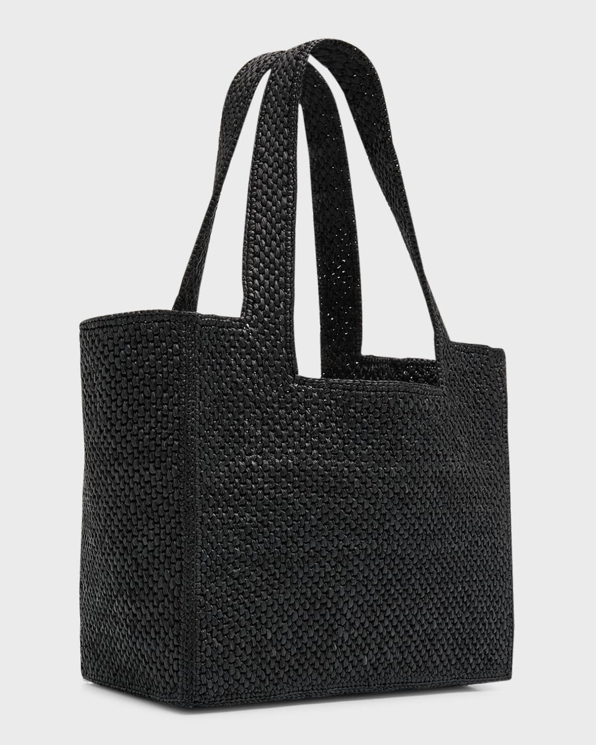 SAINT LAURENT Hobo YSL Shoulder Bag in Raffia mysite