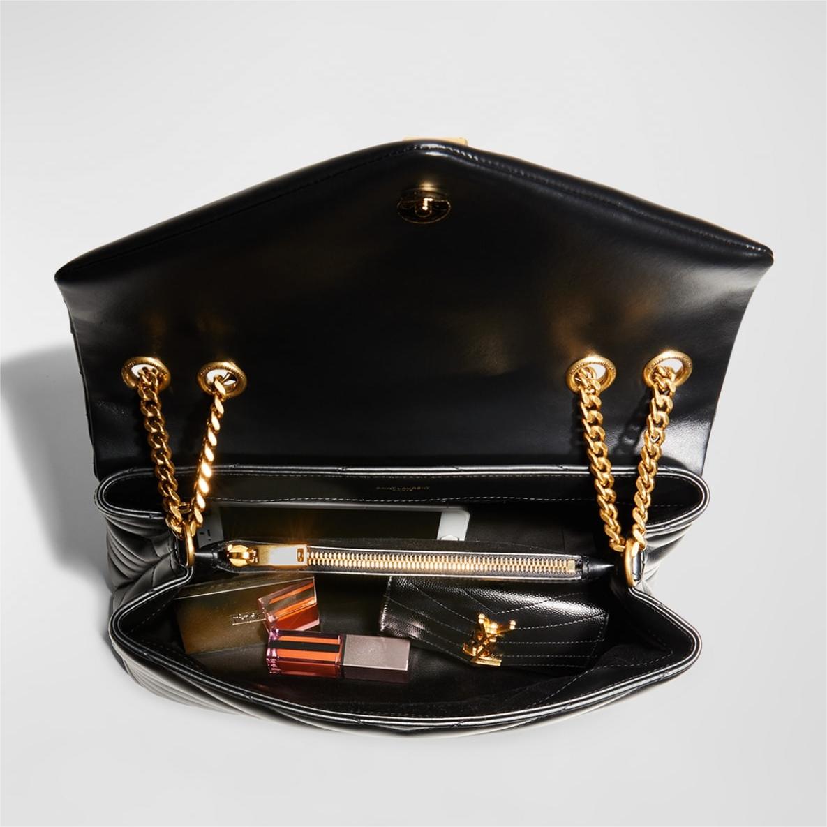 Saint Laurent Loulou Medium YSL Chain Shoulder Bag mysite