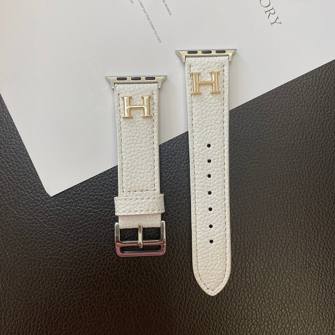 Genuine Pattern Leather Apple Watch Strap mysite
