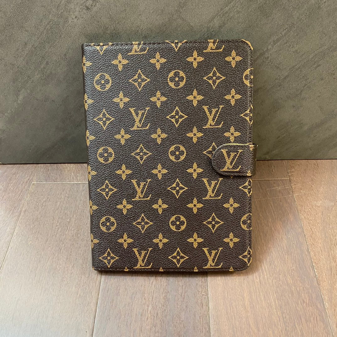 Luxury Canvas Monogram Leather Fresh Summer Theme Pattern Apple iPad case mysite