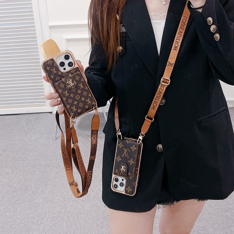 Lou Gold Cover Crossbody iPhone Case mysite