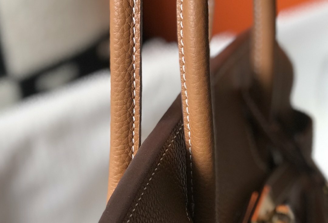 Hermes HMS Handle Bag 30cm Brown mysite