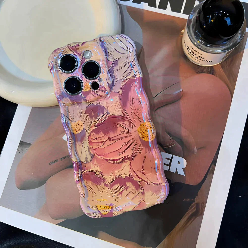Oil Painting Flower Bracelet iPhone Case mysite