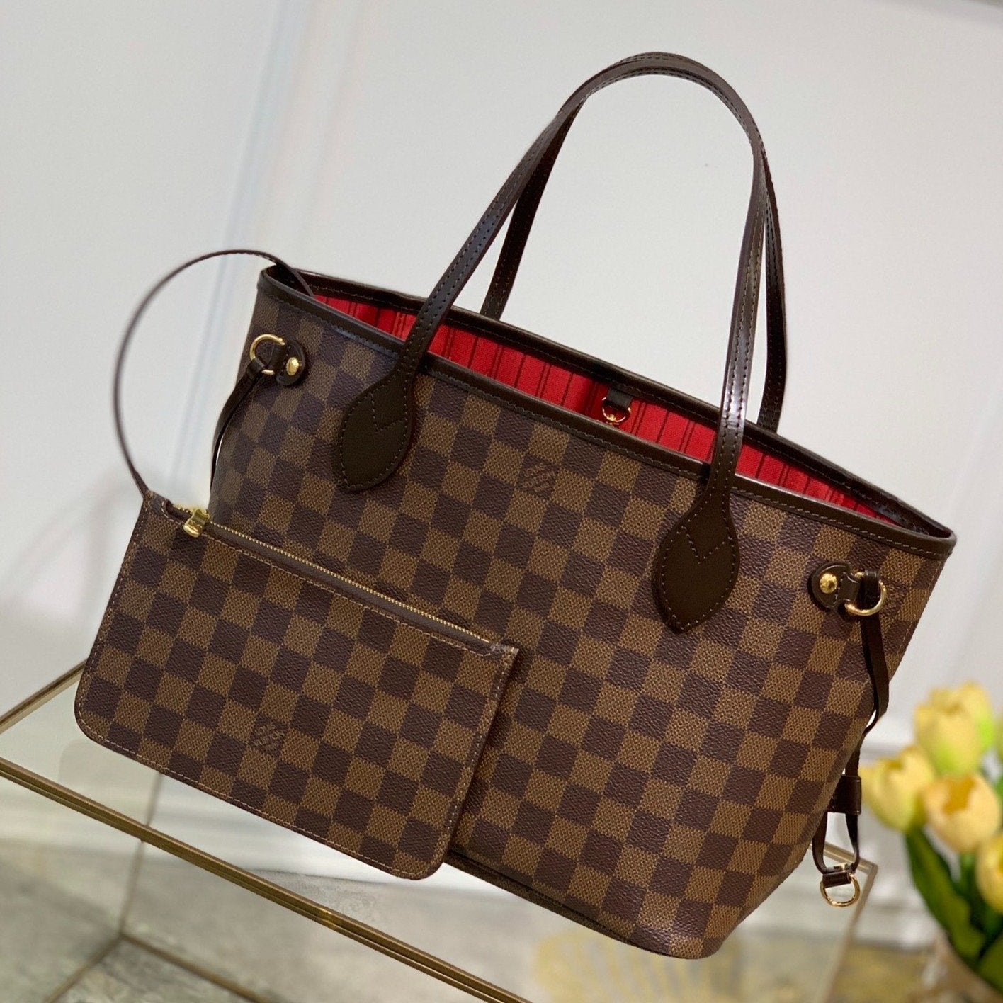 NEVER FULL MM WITH DUSTBAG DAMIER EBENE CANVAS 29CM mysite