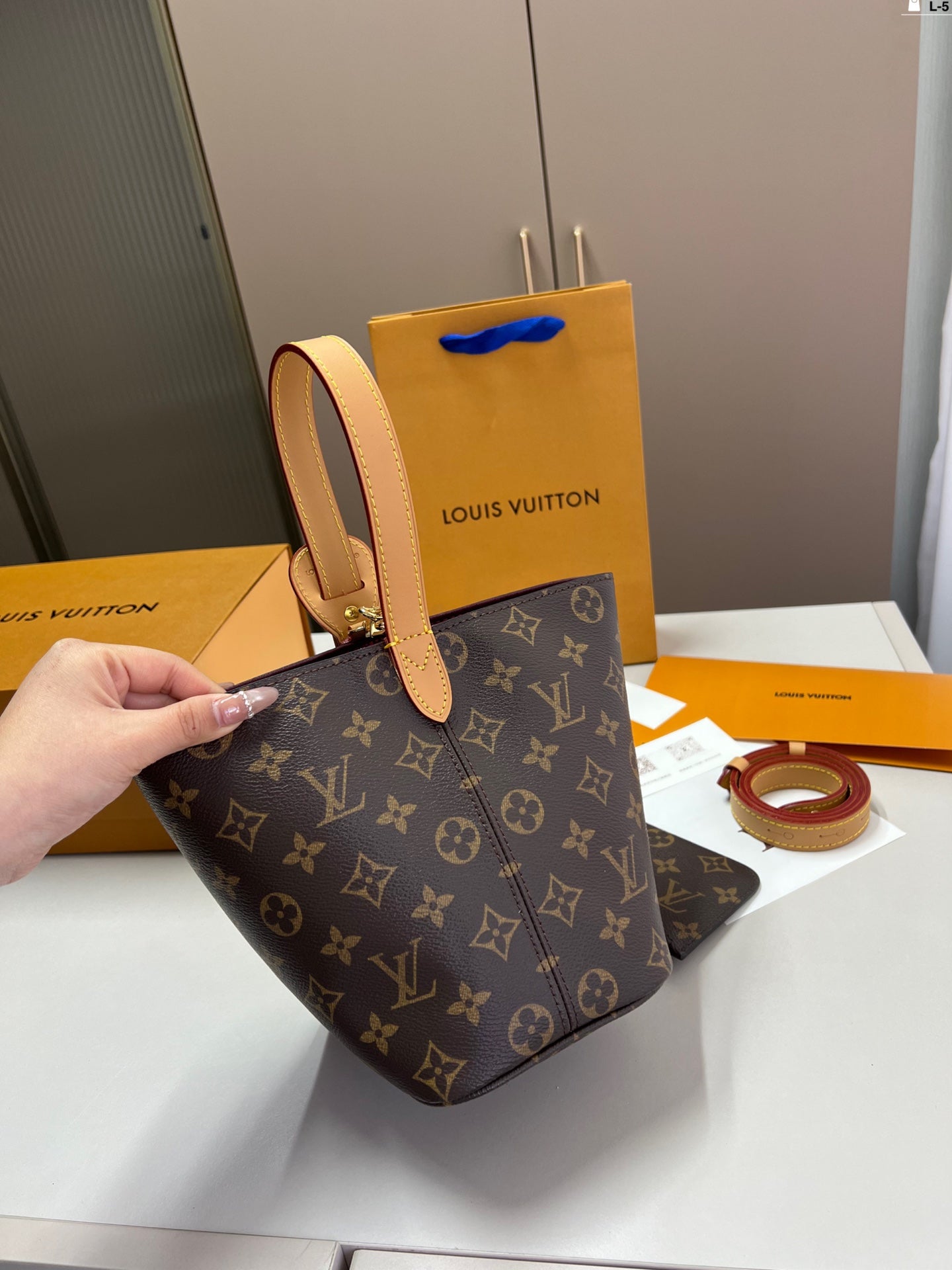 Louis Vuitton LV Vintage Bucket Tote Bag 17x18cm mysite