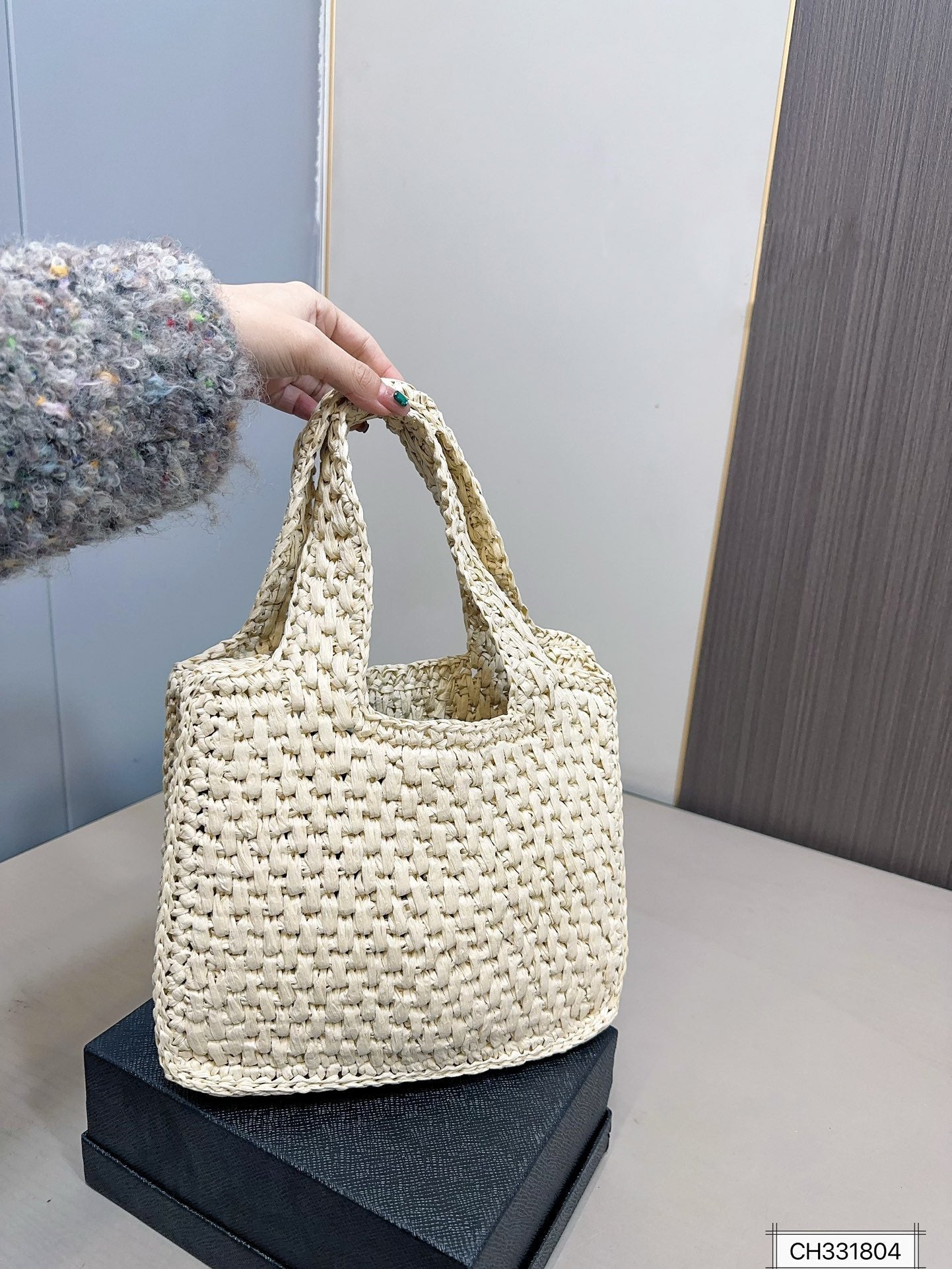 LOEWE Trend Straw Tote Bag 24x19cm mysite