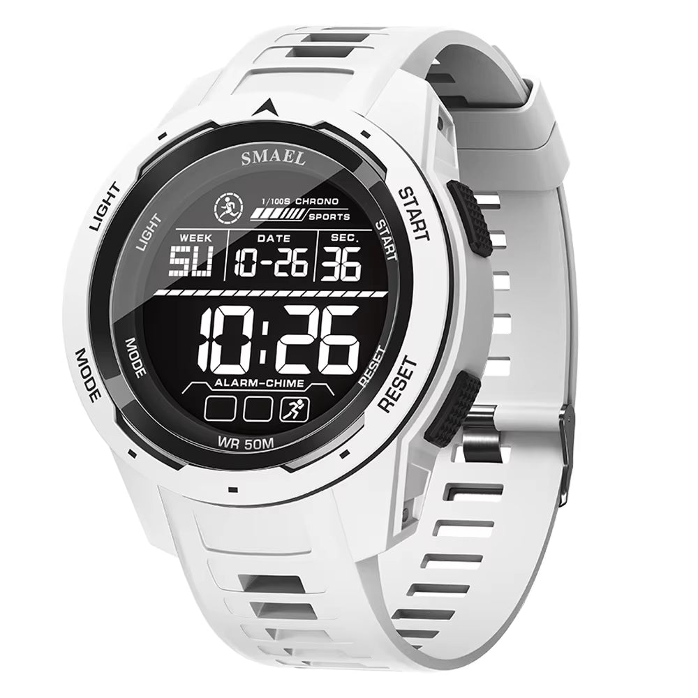 Elevate Your Style with the 8105 Digital Sports Watch - 50M Waterproof LED Stopwatch!s-1 mysite