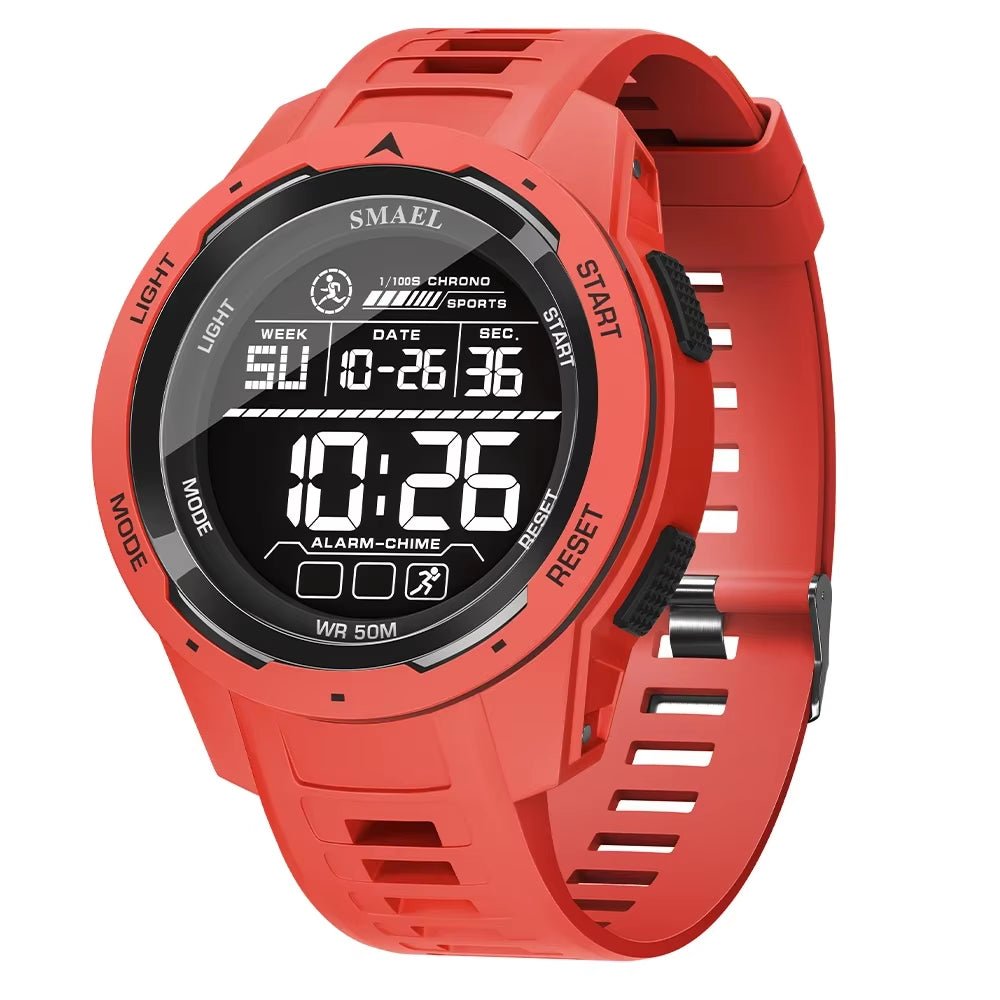 Elevate Your Style with the 8105 Digital Sports Watch - 50M Waterproof LED Stopwatch!s-1 mysite