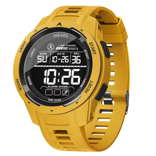 Elevate Your Style with the 8105 Digital Sports Watch - 50M Waterproof LED Stopwatch!s-1 mysite