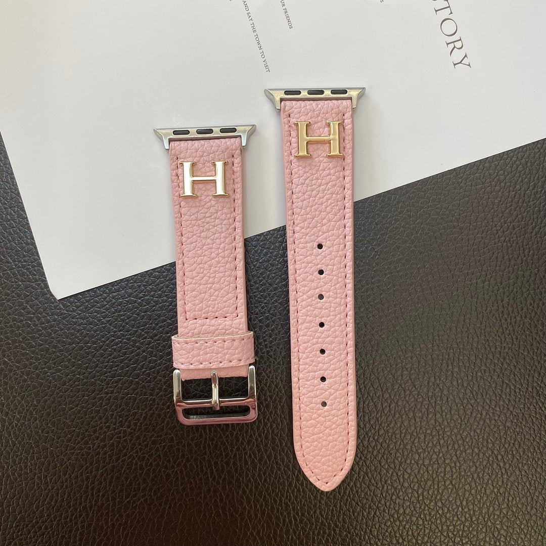 Genuine Pattern Leather Apple Watch Strap mysite