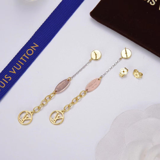 Logomania Series Long Chain Earrings mysite