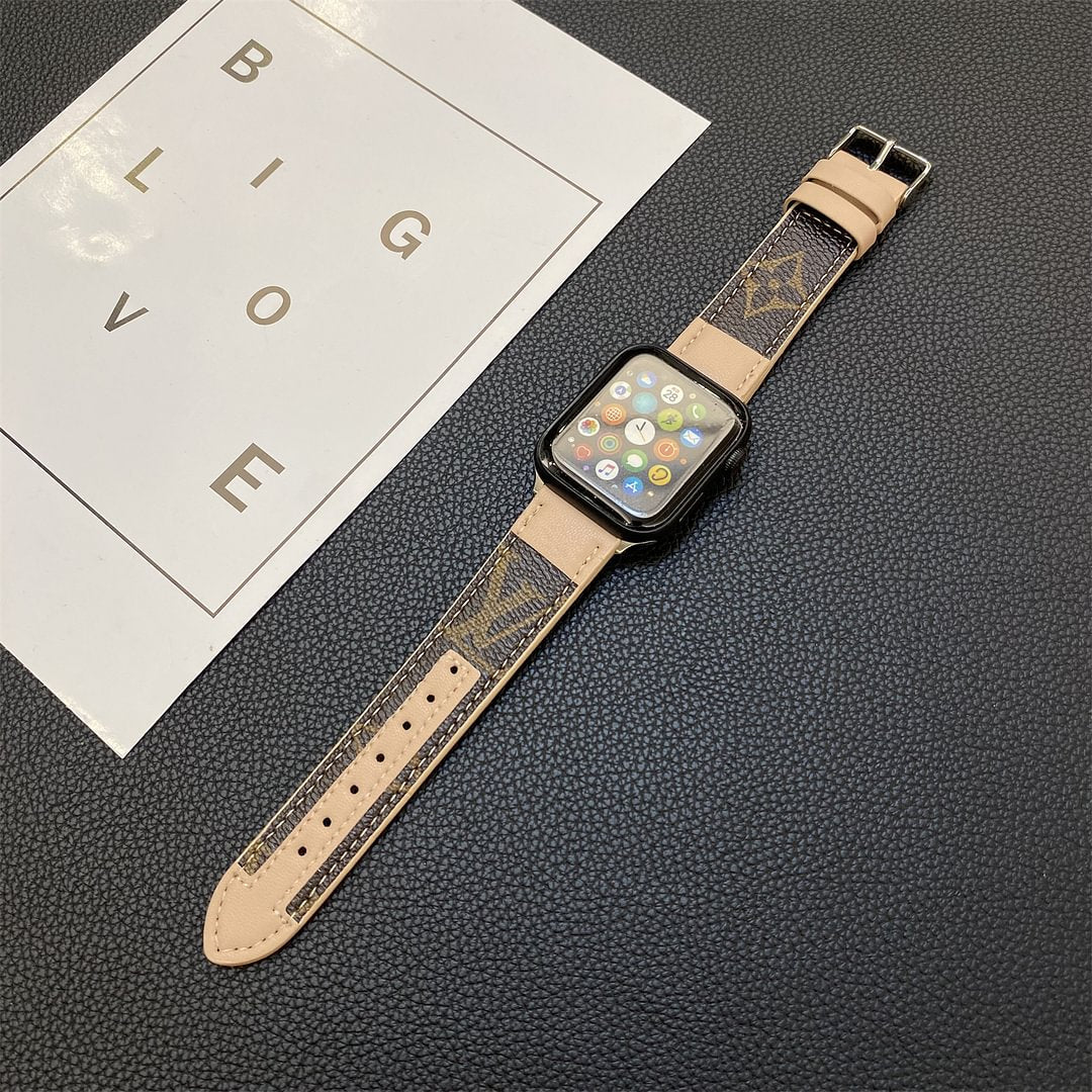 APPLE WATCH STRAP STITCHING MONOGRAM LEATHER mysite