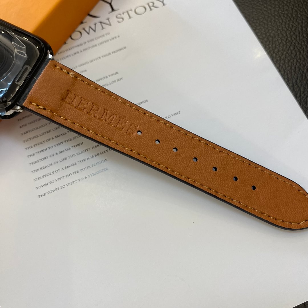 Genuine Pattern Leather Apple Watch Strap mysite