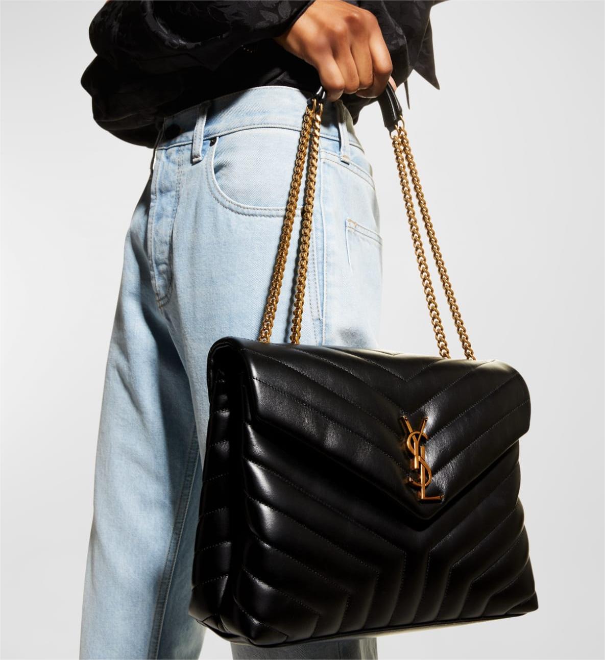 Saint Laurent Loulou Medium YSL Chain Shoulder Bag mysite