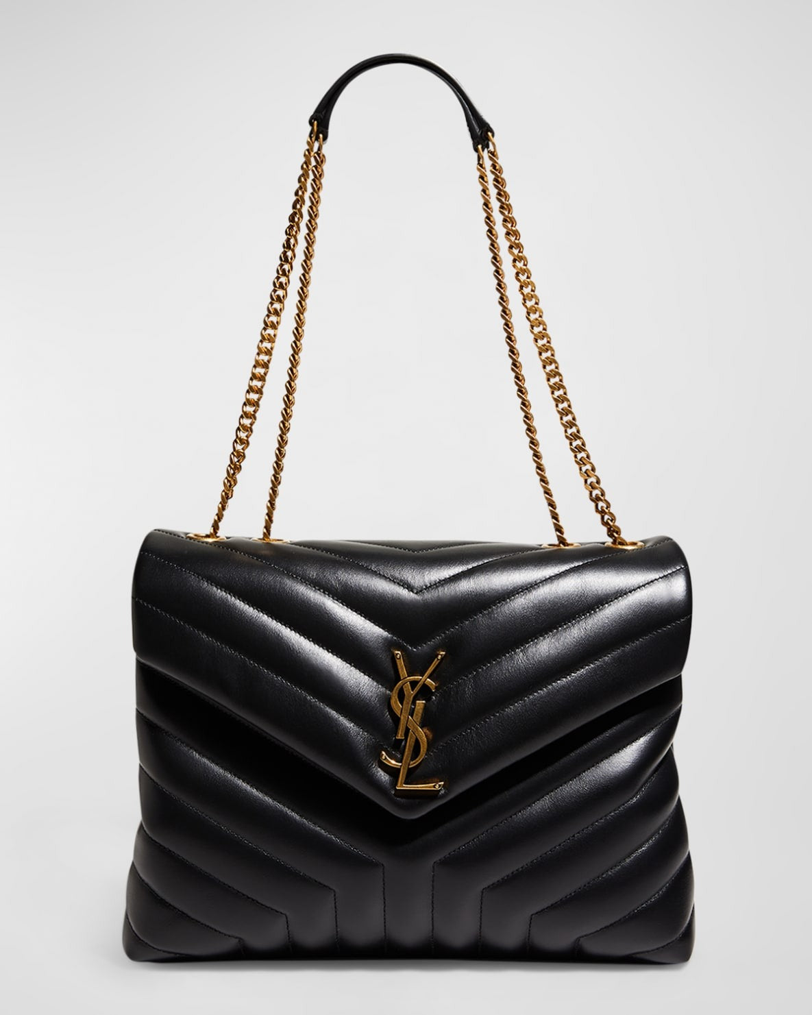 Saint Laurent Loulou Medium YSL Chain Shoulder Bag mysite