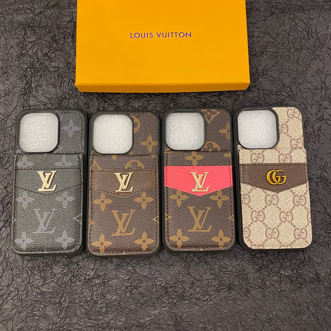LUXURY MONOGRAM GENUINE LEATHER IPHONE CASE FLIP WALLETs mysite