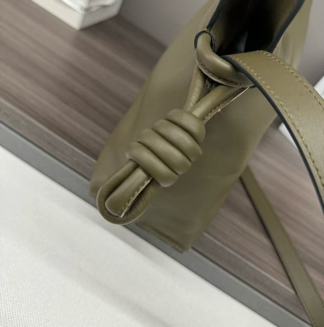 Loewe Flamenco Lucky Bag 30 Eucalyptus Olive Green Nappa Lambskin mysite