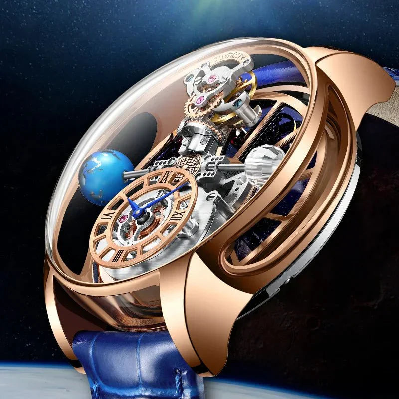Galactic Pioneer Chronograph Tourbillon Luxury Watchs-1 mysite