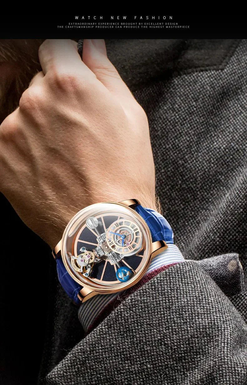 Galactic Pioneer Chronograph Tourbillon Luxury Watchs-1 mysite