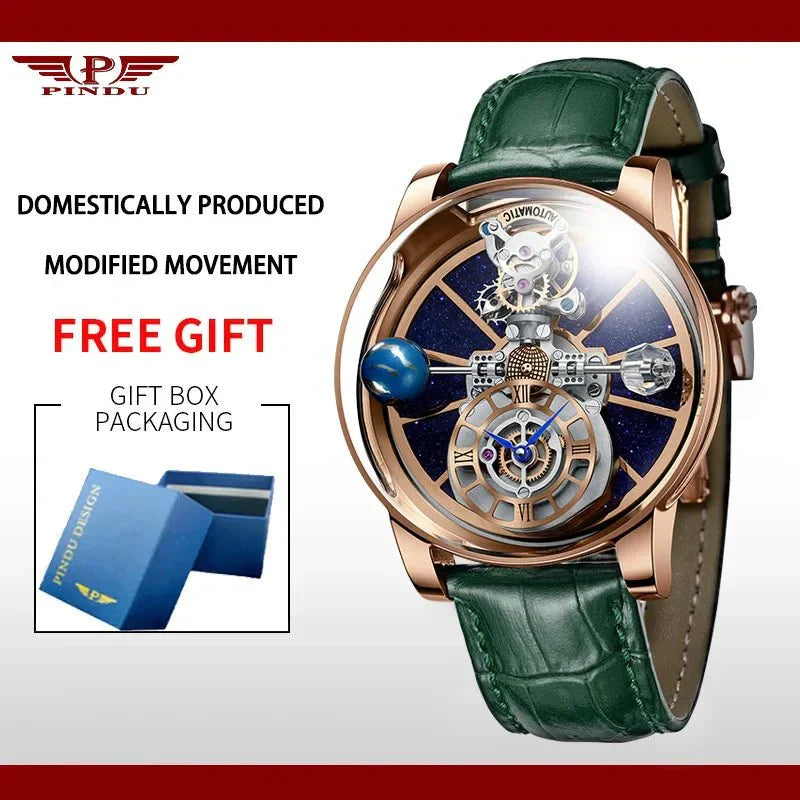 Galactic Pioneer Chronograph Tourbillon Luxury Watchs-1 mysite