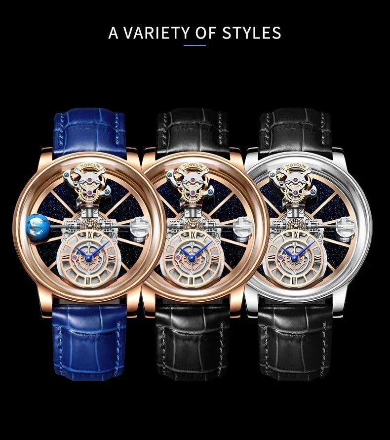Galactic Pioneer Chronograph Tourbillon Luxury Watchs-1 mysite