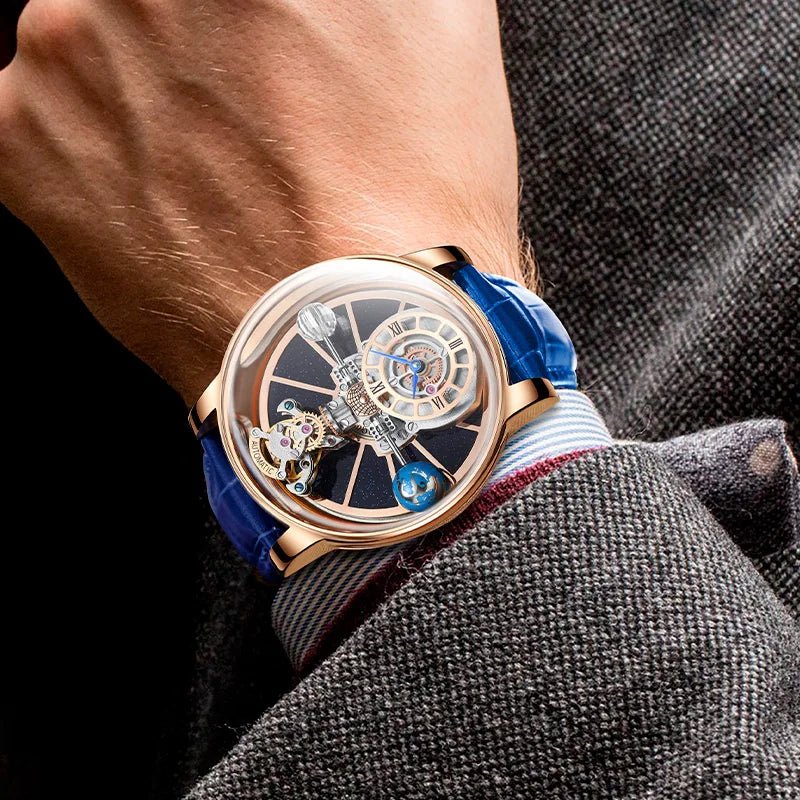 Galactic Pioneer Chronograph Tourbillon Luxury Watchs-1 mysite