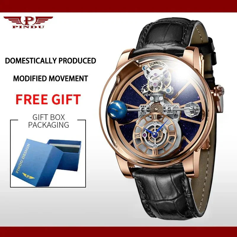 Galactic Pioneer Chronograph Tourbillon Luxury Watchs-1 mysite