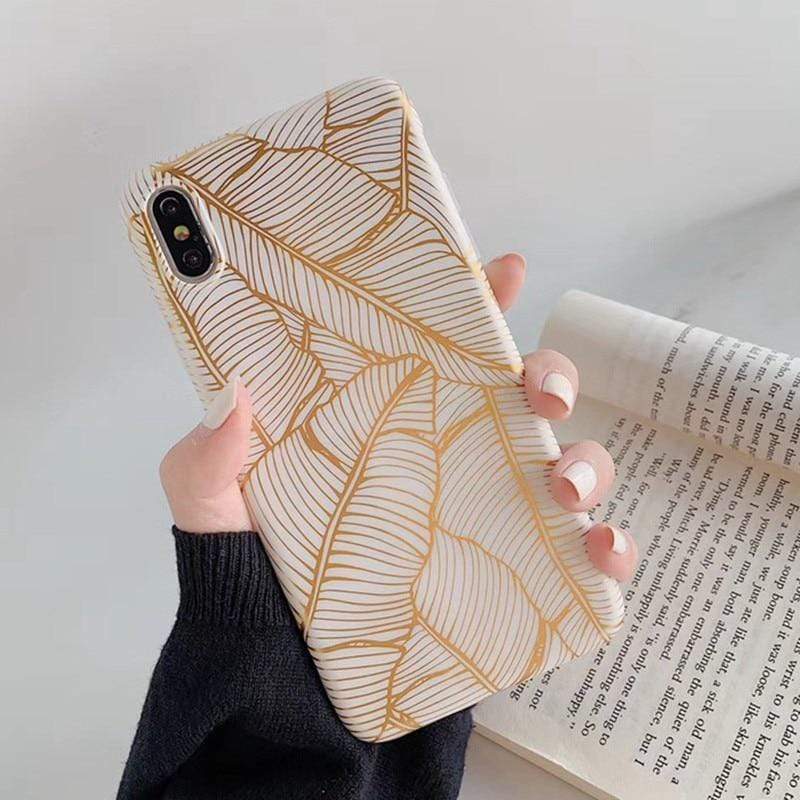 Golden Leaf iPhone Case mysite