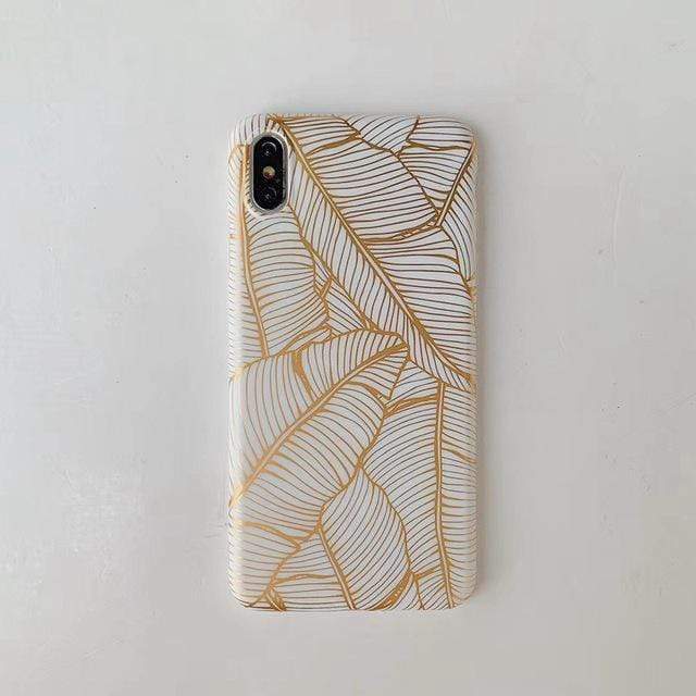 Golden Leaf iPhone Case mysite