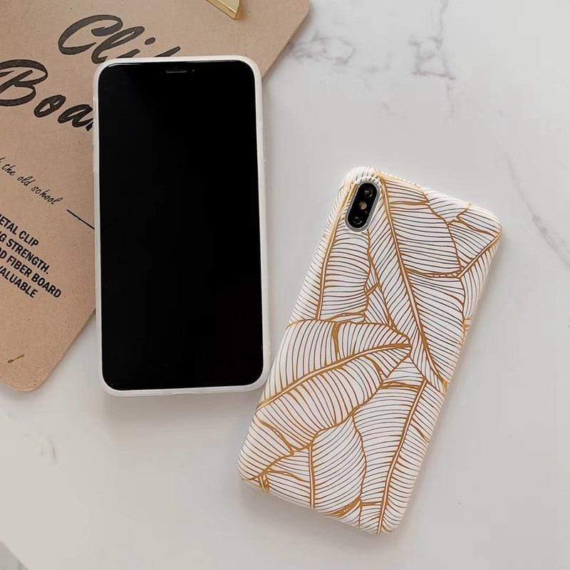 Golden Leaf iPhone Case mysite