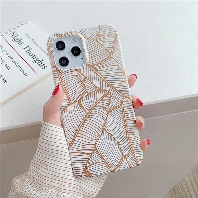 Golden Leaf iPhone Case mysite