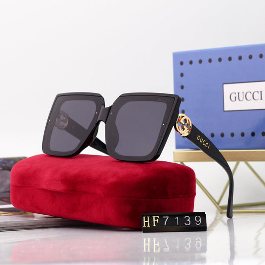 New Square Frame Environmentally Friendly PC Sunglasses 7139 mysite
