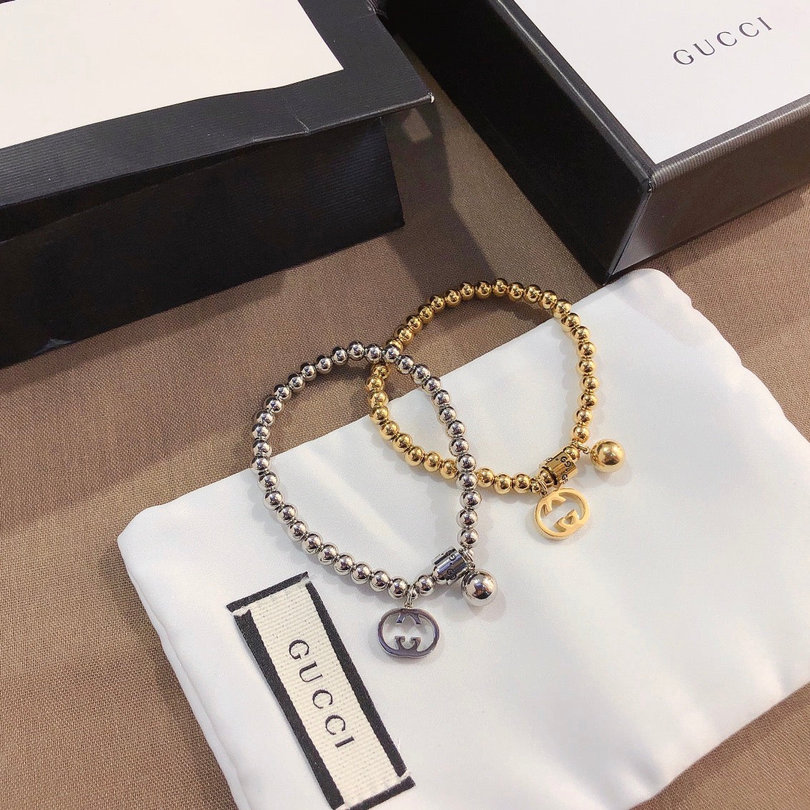 Universal titanium steel bead bracelet mysite