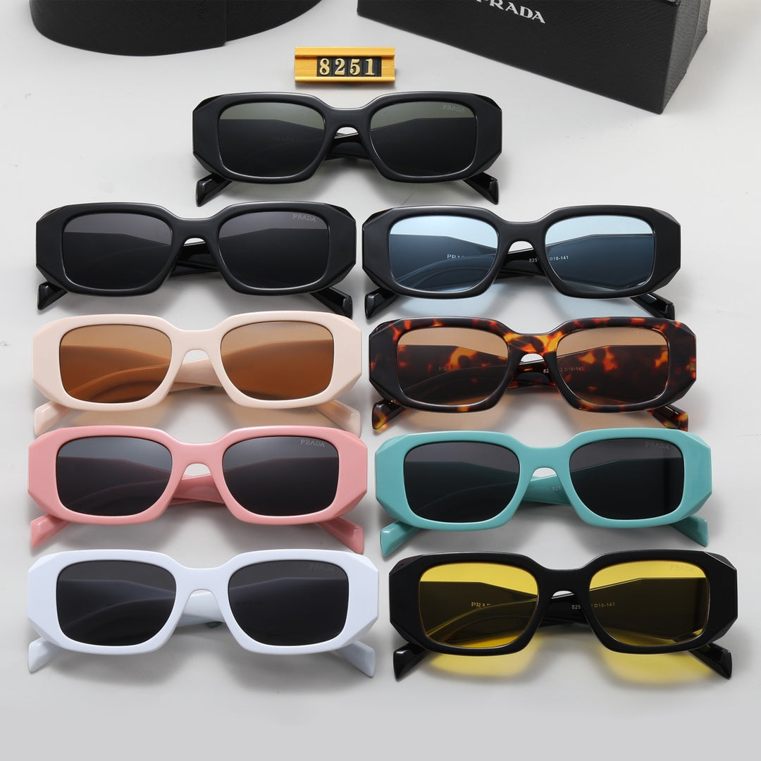 Polygonal Retro Unisex Sunglasses 8251 mysite